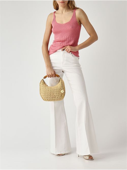 Top in maglia con lurex TWINSET | TP3041/13360